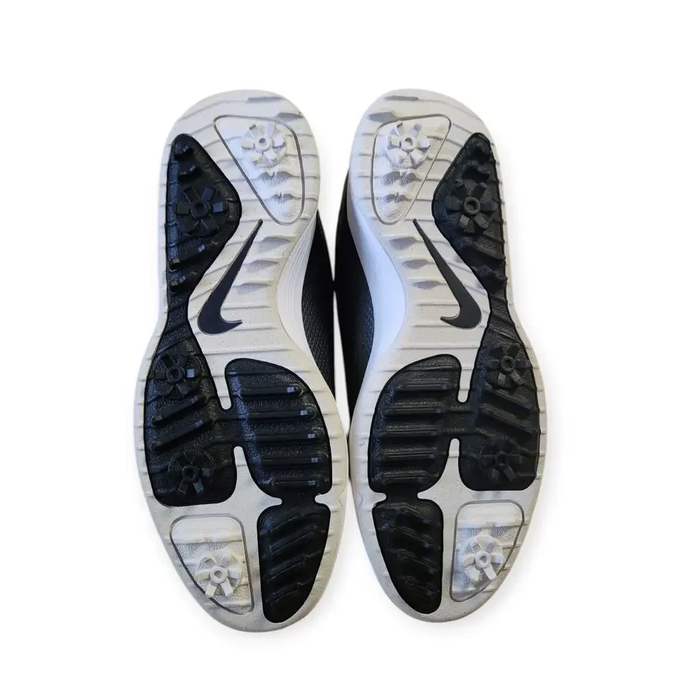 NEW Nike Vapor Fitsole Golf Sneaker Shoes Black Gold Vegan Leather Women 9 - Picture 7 of 8